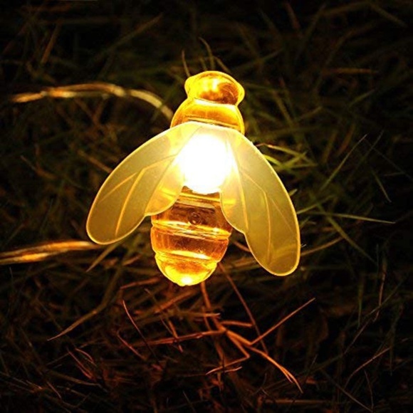 Er Chen | Other | Solar String Lights Honey Bees And Lady Bug Shaped ...